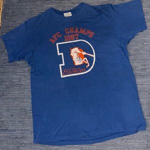 Hanes Vintage Denver Broncos T-Shirt